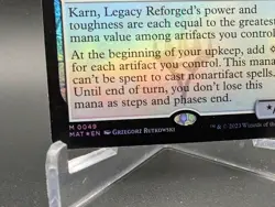 Karn, Legacy Reforged March of the Machine: The Aftermath Foil - Image 2
