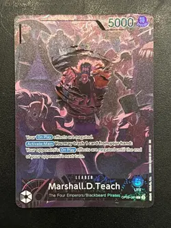 Marshall.D.Teach (English Version 2nd Anniversary Set) OP09-081 One Piece... - Image 1