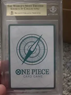 One Piece Gol.D.Roger Gold Foil DON!! OP13 BECKETT 10 Pristine - Image 3
