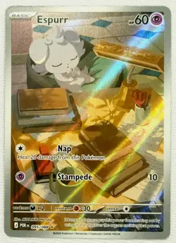 2026 Pokemon TCG Espurr 095/088 Illustration Rare Perfect Order Excellent-NM/M - Image 1