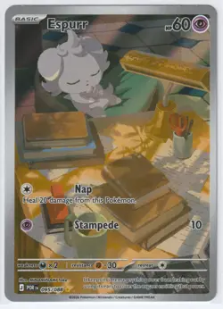 Espurr 095/088 POR Pokemon TCG Illustration Rare Holo NM - Image 1