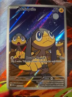 🔥🔥🔥 Pokemon TCG Helioptile 143/132 Mega Evolution Illustration Card 🔥🔥🔥 - Image 1