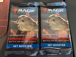 Magic Gathering MTG D&d Battle for Baldurs Gate Commander Legends Boosters x2 - Image 1