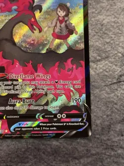 Galarian Moltres V - TG20/TG30 - Astral Radiance - Pokemon TCG Card NM Rare - Image 3