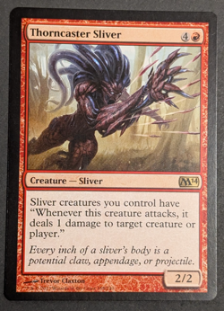 MTG Card - 1x Thorncaster Sliver - Magic Core Set 2014 - NM Magic The Gathering - Image 1