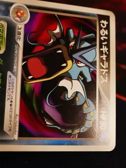 LP JAPANESE Pokemon DARK GYARADOS Card SILVER HALF DECK KIT Set Rocket R 004/020 - Image 5