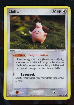 MP Pokemon CLEFFA+ELEKID+SMOOCHUM+TYROGUE Card EX UNSEEN FORCES 21-23-31-33/115 - Image 2