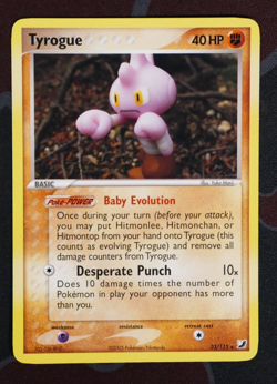 MP Pokemon CLEFFA+ELEKID+SMOOCHUM+TYROGUE Card EX UNSEEN FORCES 21-23-31-33/115 - Image 5