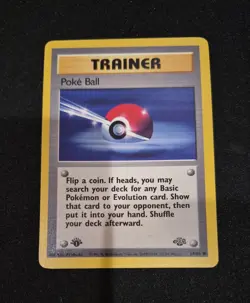 Pokemon Jungle 1st Edition Poke Ball 64/64 Non Holo NM - Image 1