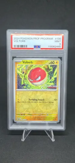 POKEMON PSA 9 - VOLTORB - PROFESSOR PROGRAM PROMO POP 70 - Image 1