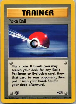 Pokemon TCG Pok Ball 64/64 Jungle MP - Image 1