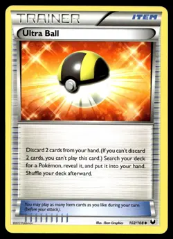 POKEMON ULTRA BALL DARK EXPLORERS 102/108 UC NM/M - Image 1