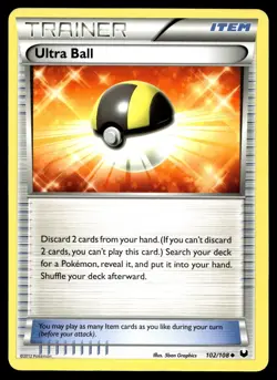 POKEMON ULTRA BALL DARK EXPLORERS 102/108 UC NM/M - Image 1
