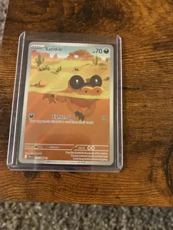 Pokemon TCG - Sandile - 135/086 - Illustration Rare - SV: Black Bolt - Image 1