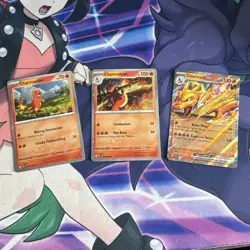 Charizard EX SVP 161 Promo Set from Super Premium Collection Pokemon Cosmos TCG - Image 1