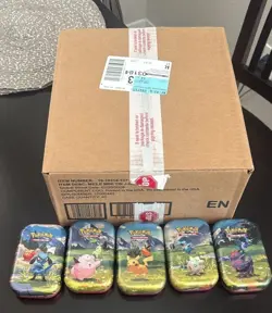New Pokemon TCG: Ascended Heroes Mini Tin Case 40 Tins - Image 1