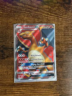 Pokemon - Charizard GX SM60 - Sun & Moon Full Art Black Star Promo Holo (2017) - Image 1