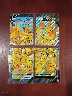 Pokemon Pikachu V-Union Complete Set SWSH139 SWSH140 SWSH141 SWSH142 - Image 1
