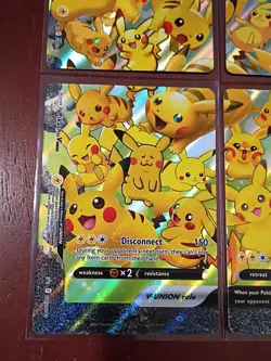 Pokemon Pikachu V-Union Complete Set SWSH139 SWSH140 SWSH141 SWSH142 - Image 5