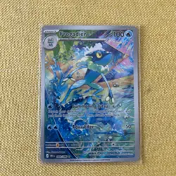 POKEMON - FROGADIER 089/086 - CHAOS RISING - ILLUSTRATION RARE - Image 3