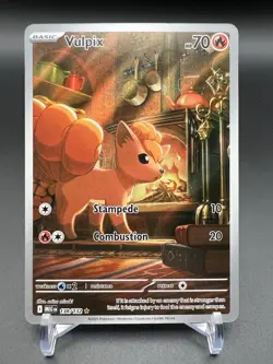 Pokemon Vulpix 138/132 MEG: Mega Evolution Illustration Rare Holo 70HP EN - Image 1
