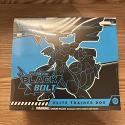 Pokemon TCG: Black Bolt Elite Trainer Box ETB Brand New & Factory Sealed - Image 1