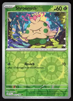 Shroomish 003/198 Common Scarlet & Violet Pokemon Reverse Holo Near Mint - Image 1