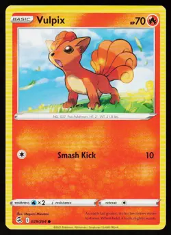Vulpix 029/264 Common Fusion Strike Pokemon Lightly Played - Image 1