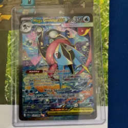 Mega Greninja ex SIR 116/086 English Pokemon TCG Chaos Rising uk Posted Same Day - Image 1