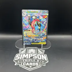 Pokemon Mega Greninja ex 116/086: Chaos Rising SIR Pack Fresh NM - Image 1