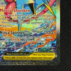 Mega Greninja ex 116/086 SIR - Chaos Rising - Pokemon TCG Card - Mint/NM - Image 5