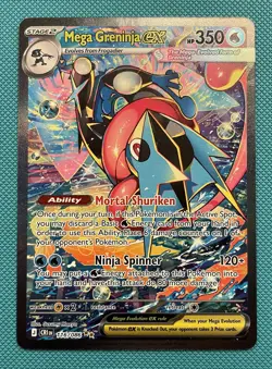 Mega Greninja ex SIR 116/086 Pokemon TCG Chaos Rising - Image 1