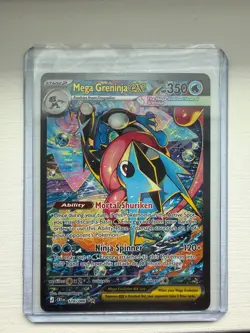 Mega Greninja EX 116/086 SIR - Chaos Rising - Special Illustration Rare Pokemon - Image 1
