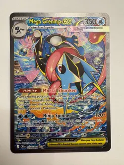 Pokemon Chaos Rising Mega Greninja Ex SIR 116/086 MINT Pack Fresh - Image 1