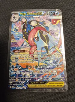 Pokemon Mega Greninja ex SIR 116/086 Chaos Rising Special Illustration Rare - Image 1