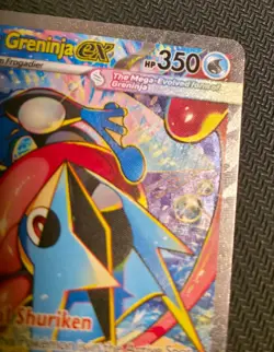 Pokemon Mega Greninja ex SIR 116/086 Chaos Rising Special Illustration Rare - Image 4