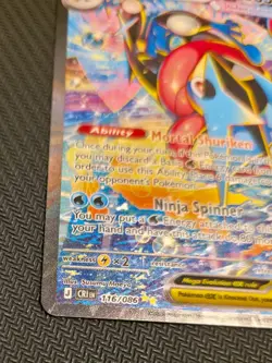 Pokemon Mega Greninja ex SIR 116/086 Chaos Rising Special Illustration Rare - Image 5