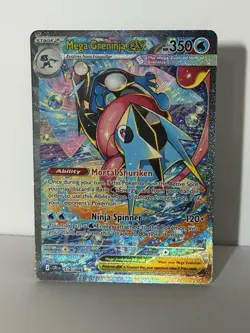 Mega Greninja Ex SIR Chaos Rising 116/086 Pokemon Card NM - Image 2
