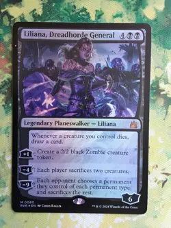 Liliana, Dreadhorde General Ravnica Remastered Foil *NM* - Image 1
