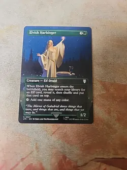 Elvish Harbinger Borderless Commander The Lord Of The Rings MTG NM - Image 1
