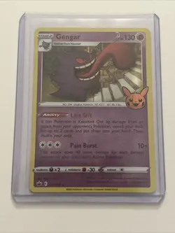 Pokemon Card Gengar 057/198 Holo Rare NM-Mint Trick or Trade Halloween - Image 1