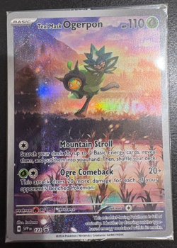 Pokemon TCG Teal Mask Ogerpon SVP123 SV Black Star Promo Sealed NM - Image 1