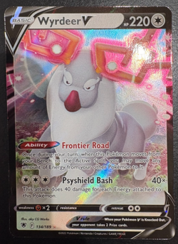 Pokemon TCG Wyrdeer V 134/189 Astral Radiance Holo Ultra Rare NM - Image 1
