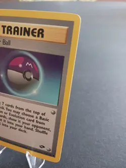 Pokemon TCG Master Ball 116/132 1st Edition Trainer Gym Challenge NM/M - Image 3
