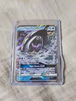 Pokemon TCG Tapu Fini GX Burning Shadows 39/147 Holo Ultra Rare NM - Image 1