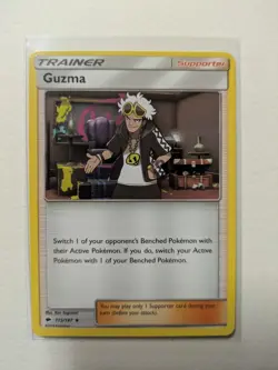 Guzma Burning Shadows 115/147 (Non-Holo) uncommon Pokemon tcg NM - Image 1