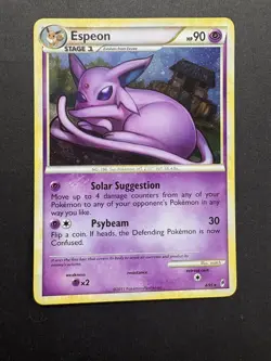 Pokemon TCG - Espeon Holo Rare - 2011 Call of Legends 4/95 - NM/LP - Image 1