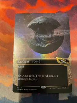 MTG Edge of Eternities Ancient Tomb Stellar Sights Borderless Foil - Image 1