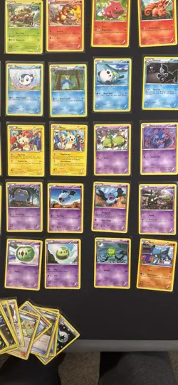 2013 Pokemon B+W Legendary Treasures common and Uncommon Non Holo 59 Card Lot - Image 5