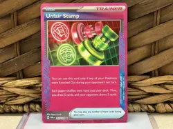 Unfair Stamp 165/167 ACE SPEC Rare Twilight Masquerade Pokemon Near Mint NM - Image 1